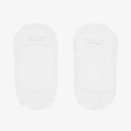 Falke-Girls White Ballet Cotton Socks | Childrensalon Outlet