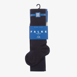 Falke-Navy Blue Cotton Baby Tights | Childrensalon Outlet