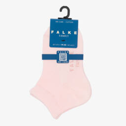 Falke-Pink Cotton Low Ankle Socks | Childrensalon Outlet