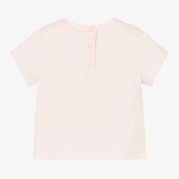 Fendi-Розовая хлопковая футболка для малышек | Childrensalon Outlet