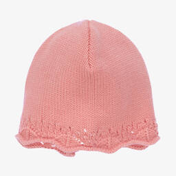 Fendi-Baby Girls Pink Knitted Shortie Set | Childrensalon Outlet