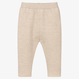 Fendi-Бежевые брюки из шерсти и кашемира FF | Childrensalon Outlet