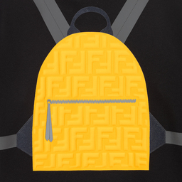 Fendi-Black Backpack Logo Sweatshirt | Childrensalon Outlet