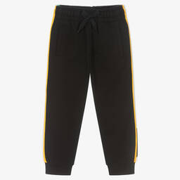 Fendi-Black Cotton Joggers | Childrensalon Outlet