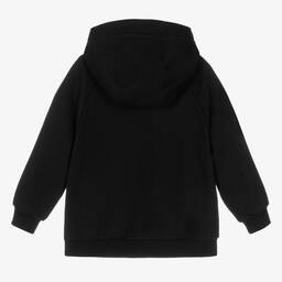 Fendi-توب هودي قطن لون أسود | Childrensalon Outlet