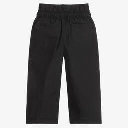 Fendi-Black Cotton Trousers | Childrensalon Outlet