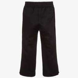 Fendi-Black FF Logo Popper Trousers | Childrensalon Outlet
