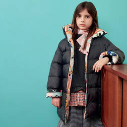 Fendi-Black & White Check Culottes | Childrensalon Outlet