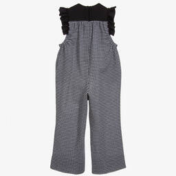 Fendi-جامب سوت قطن لون أبيض و اسود | Childrensalon Outlet