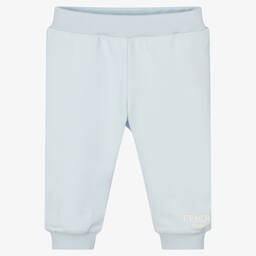 Fendi-Голубые хлопковые штанишки | Childrensalon Outlet