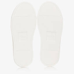 فندي-بوت جلد إصطناعي لون بنّي، أسود وأبيض | Childrensalon Outlet