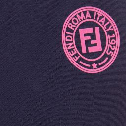 Fendi Special Edition-Girls Cotton FF Logo Joggers | Childrensalon Outlet