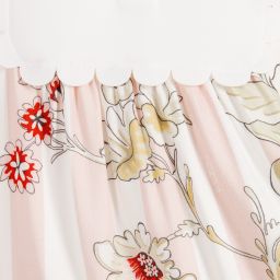 Fendi-Girls Floral Collar Blouse | Childrensalon Outlet