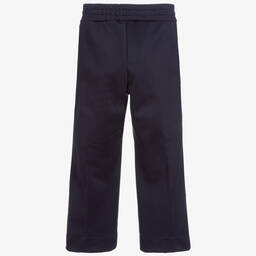 Fendi-Girls Navy Blue Trousers | Childrensalon Outlet