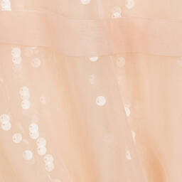 Fendi-Girls Pink Organza & Sequin Dress | Childrensalon Outlet