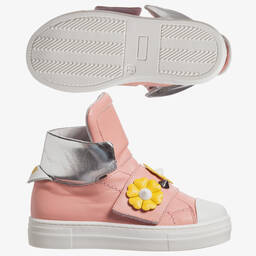 Fendi-Girls Pink Piro-Chan Trainers | Childrensalon Outlet