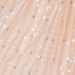 Fendi-Розовая юбка из тюля с пайетками | Childrensalon Outlet