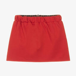 Fendi-Girls Reversible FF Skirt  | Childrensalon Outlet