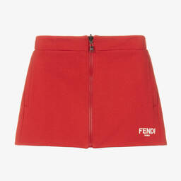 Fendi-Girls Reversible FF Skirt  | Childrensalon Outlet