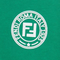 Fendi Специальный выпуск-Green FF Logo Bomber Jacket | Childrensalon Outlet