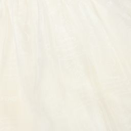 Fendi-Платье и трусики из кремовой шелковой органзы | Childrensalon Outlet