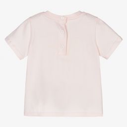 Fendi-Розовая хлопковая футболка для малышей | Childrensalon Outlet