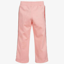 Fendi-Pink 'FF' Logo Popper Trousers | Childrensalon Outlet
