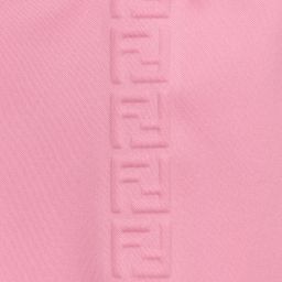 Fendi-Pink Jersey Logo Skirt | Childrensalon Outlet