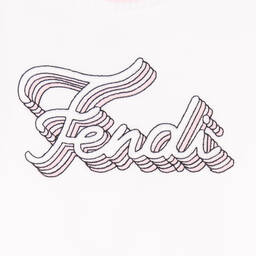 Fendi-Pink Logo Baby Grow Gift Set | Childrensalon Outlet