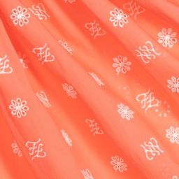 Fendi-Pink & White Cotton Dress | Childrensalon Outlet