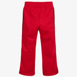 Fendi-Red 'FF' Logo Popper Trousers | Childrensalon Outlet