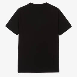 Fendi-Черная хлопковая футболка | Childrensalon Outlet