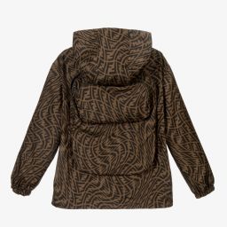 Fendi-Teen FF Logo Back Pack Jacket | Childrensalon Outlet