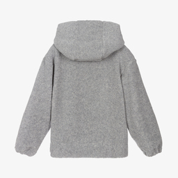 Fendi-Серая шерстяная худи для подростков | Childrensalon Outlet