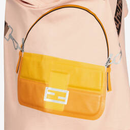 Fendi-Teen Pink FF Logo Dress  | Childrensalon Outlet
