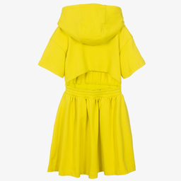 Fendi-Teen Yellow Cotton Dress | Childrensalon Outlet