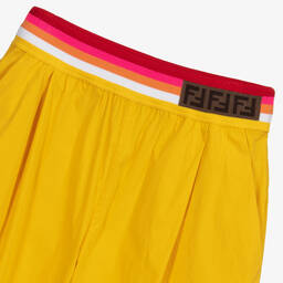 Fendi-Желтые брюки для подростков | Childrensalon Outlet