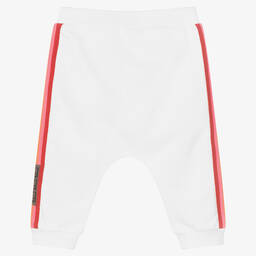Fendi-White Cotton Baby Trousers | Childrensalon Outlet
