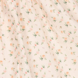 Fina Ejerique-Baby Girls Pink Cotton Floral Dress | Childrensalon Outlet