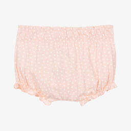 Fina Ejerique-Baby Girls Pink Star Print Bloomer Shorts | Childrensalon Outlet
