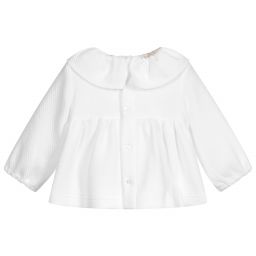 Little girl white blouse Clearance