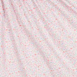 Fina Ejerique-Girls Pink Floral Cotton Pinafore Dress | Childrensalon Outlet