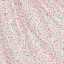 Fina Ejerique-Girls Pink Floral Cotton Skirt | Childrensalon Outlet