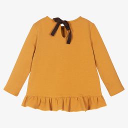 Fina Ejerique-Girls Yellow Cotton Top | Childrensalon Outlet