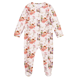 Flower Fairies™ by Childrensalon-Розовый комбинезон из хлопка для девочек | Childrensalon Outlet