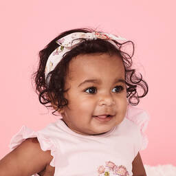 Flower Fairies™ by Childrensalon-Girls Pink Cotton Headband | Childrensalon Outlet