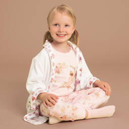 فلاور فيريز باي تشلدرن صالون-بيجاما قطن لون زهري للبنات | Childrensalon Outlet