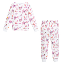 Flower Fairies™ by Childrensalon-بيجاما قطن لون أبيض و زهري للبنات | Childrensalon Outlet