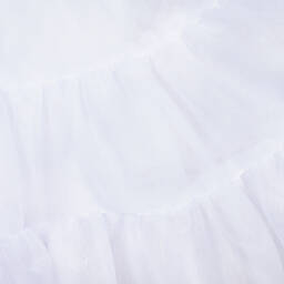 Flower Fairies™ by Childrensalon-Girls White Cotton & Tulle Dress | Childrensalon Outlet