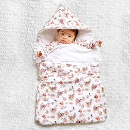 Flower Fairies™ by Childrensalon-White Cotton Baby Nest (90cm) | Childrensalon Outlet